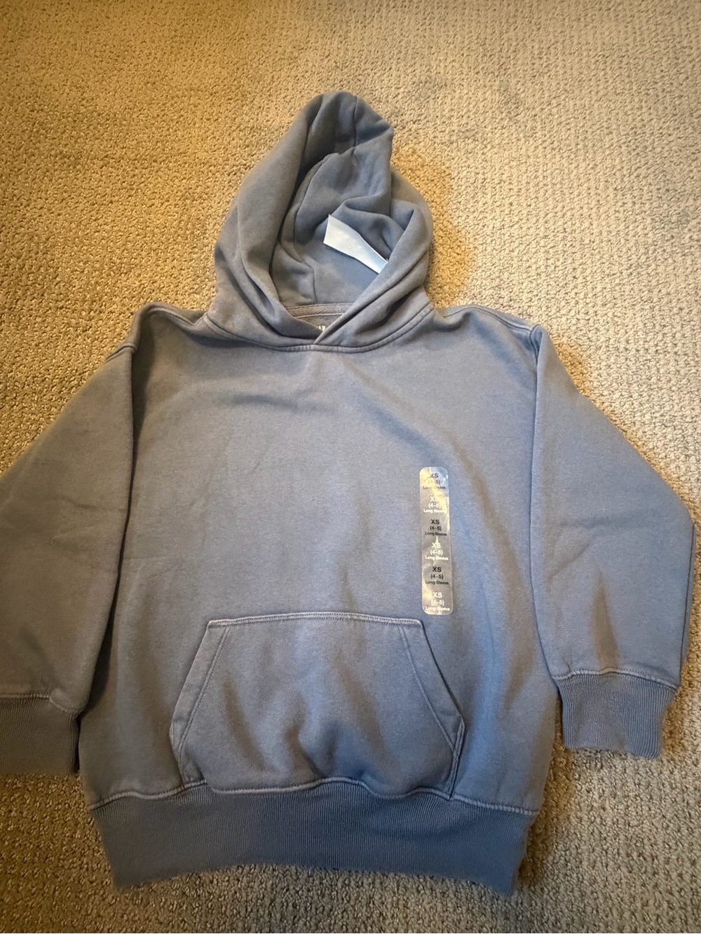 Boys Weathered Blue Gap kids Pullover Hoodie Sweatshirt
